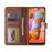 LC.IMEEKE Wallet Leather Stand Case for Samsung Galaxy A11 (EU Version)/M11 - Coffee - 4