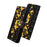 Light Spot Decor Patterns Wallet Case Leather Cover with Lanyard for Samsung Galaxy A41 (Global Version) - Gold Butterflies - 4