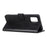 For Samsung Galaxy A41 (Global Version) Crazy Horse Leather Shell with Wallet Stand Case - Black - 3