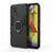 Cool Guard Ring Holder Kickstand PC + TPU Stylish Case for Samsung Galaxy M31 - Black - 1