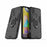 Cool Guard Ring Holder Kickstand PC + TPU Stylish Case for Samsung Galaxy M31 - Black - 2