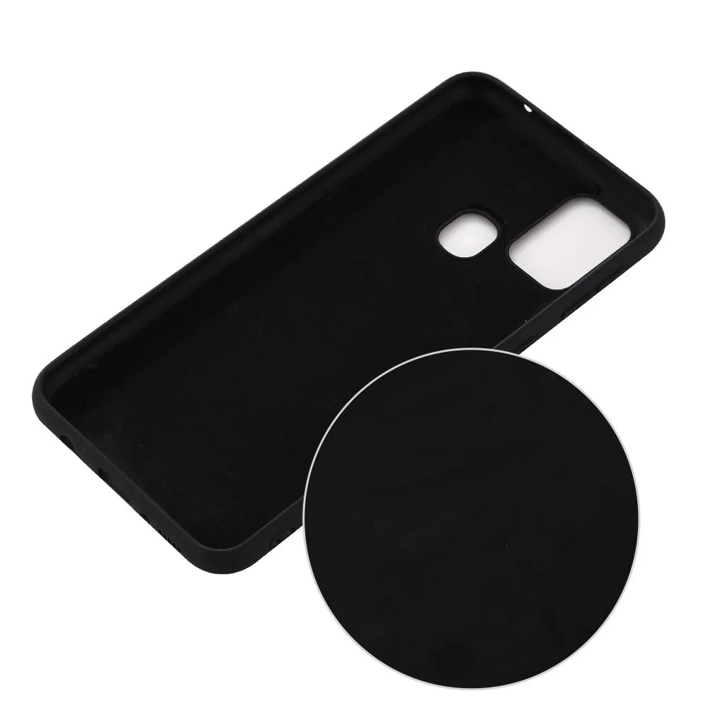 Liquid Silicone Shell Case for Samsung Galaxy M31 - Black - 3