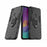 Cool Guard Ring Holder Kickstand PC + TPU Stylish Case for Samsung Galaxy A11 (EU Version) - Black - 1