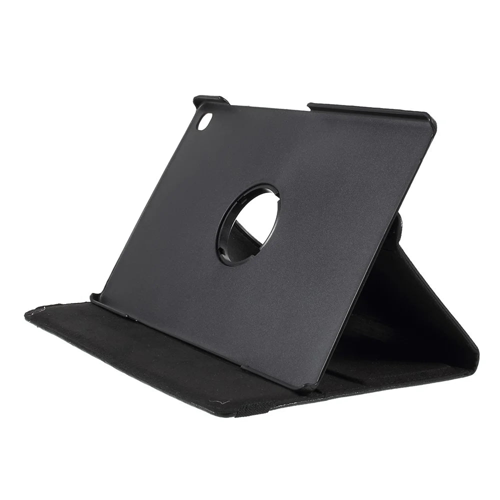 Litchi Texture 360° Swivel Stand Leather Case for Samsung Galaxy Tab S6 Lite (2020) P610 P615 / (2022) / (2024) - Black - 7