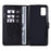 Imprint Butterflies Wallet Stand Flip Leather Phone Shell for Samsung Galaxy A41 (Global Version) - Black - 5