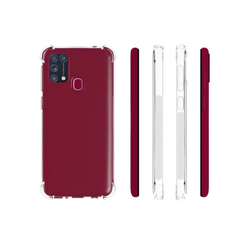 Transparent Shockproof Anti-slip TPU Phone Case for Samsung Galaxy M31 - 2