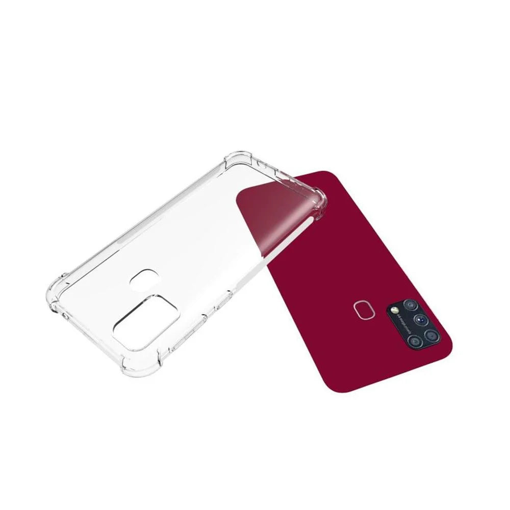 Transparent Shockproof Anti-slip TPU Phone Case for Samsung Galaxy M31 - 5