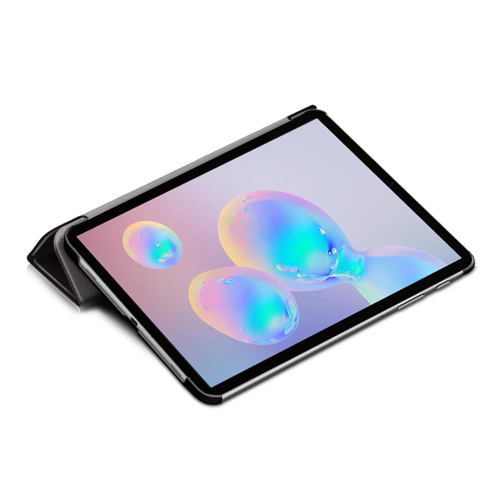 Patterned Tri-fold Stand Leather Smart Protective Tablet Case for Samsung Galaxy Tab S6 Lite (2020) P610 P615 / (2022) / (2024) - Don't Touch Me - 7
