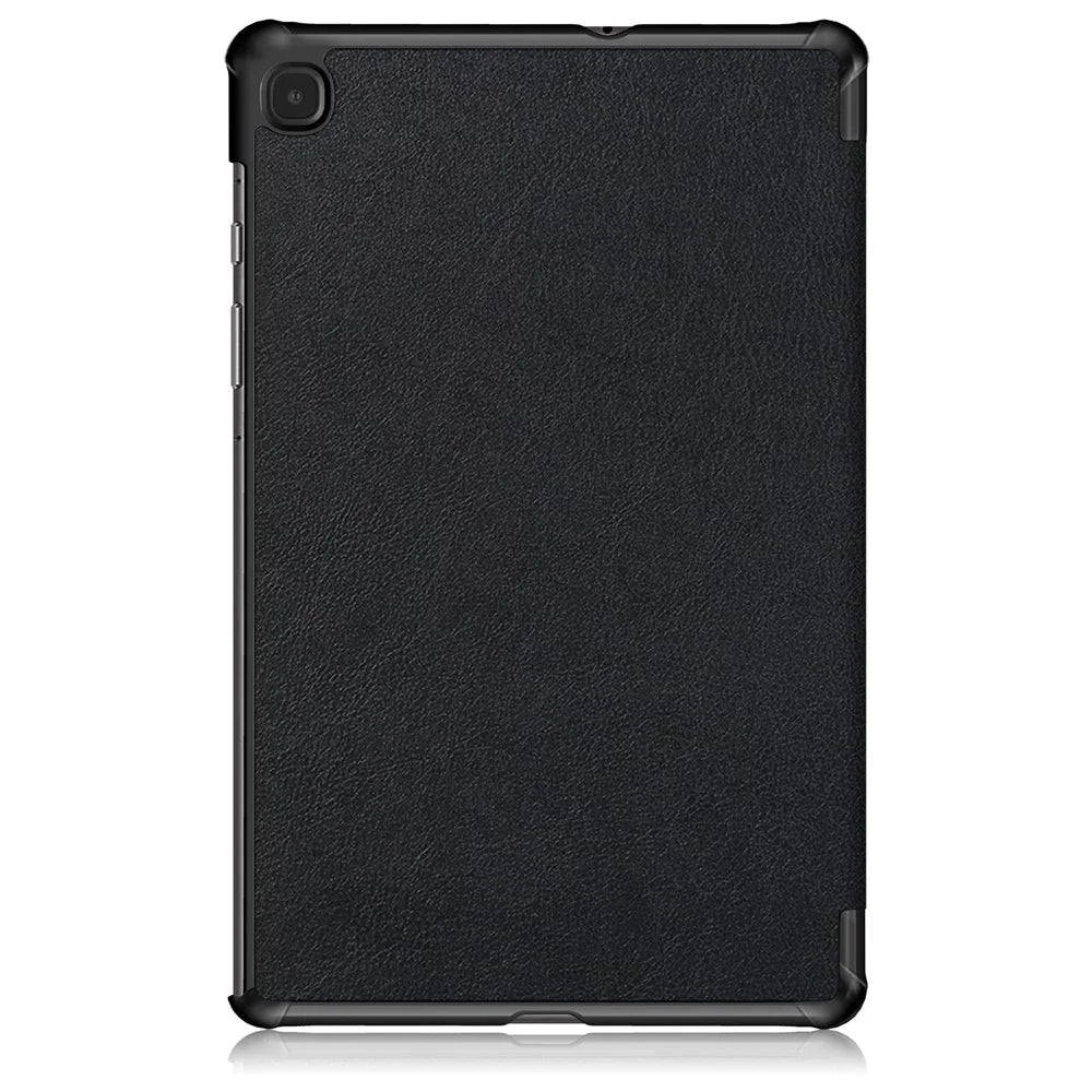 Tri-fold Stand Leather Smart Case for Samsung Galaxy Tab S6 Lite (2020) P610 P615 / (2022) / (2024) - Black - 3