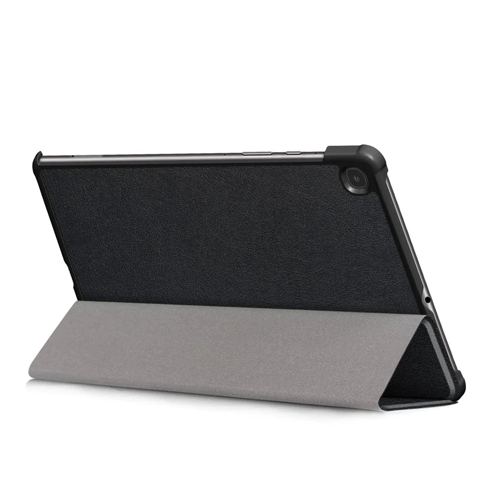 Tri-fold Stand Leather Smart Case for Samsung Galaxy Tab S6 Lite (2020) P610 P615 / (2022) / (2024) - Black - 6