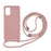 Soft TPU Case Phone Case with Multi-function Strap for Samsung Galaxy S20 Ultra - Deep Pink - 1