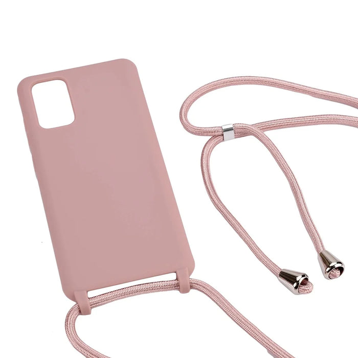 Soft TPU Case Phone Case with Multi-function Strap for Samsung Galaxy S20 Ultra - Deep Pink - 2