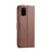 LC.IMEEKE Wallet Stand Leather Mobile Cover for Samsung Galaxy A41 (Global Version) - Coffee - 3