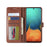 LC.IMEEKE Wallet Stand Leather Mobile Cover for Samsung Galaxy A41 (Global Version) - Coffee - 4