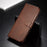 LC.IMEEKE Wallet Stand Leather Mobile Cover for Samsung Galaxy A41 (Global Version) - Coffee - 7