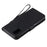For Samsung Galaxy A41 (Global Version) Case Solid Color Leather Mobile Cover Wallet Stand with Strap - Black - 6
