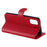 PU Leather Wallet Stand Magnetic Cover for Samsung Galaxy A41 (Global Version) - Red - 6