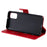 PU Leather Wallet Stand Magnetic Cover for Samsung Galaxy A41 (Global Version) - Red - 7