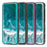 REDPEPPER Durable Mobile Phone Case IP68 Waterproof Phone Cover [Support Fingerprint Unlock ] [Clear Back] for Samsung Galaxy S20 4G/S20 5G - Black - 3