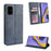 Retro Leather with Wallet Stand Cover for Samsung Galaxy A71 5G SM-A716 - Blue - 1