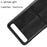 PU Leather Coated PC + TPU Case for Samsung Galaxy Z Flip - Black - 2