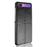 PU Leather Coated PC + TPU Case for Samsung Galaxy Z Flip - Black - 4