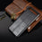 PU Leather Coated PC + TPU Case for Samsung Galaxy Z Flip - Black - 6