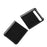 PU Leather Coated PC + TPU Case for Samsung Galaxy Z Flip - Black - 7