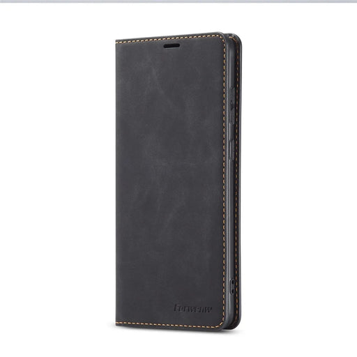 FORWENW Fantasy Series Silky Touch Wallet Leather Shell for Samsung Galaxy S10 5G - Black - 1