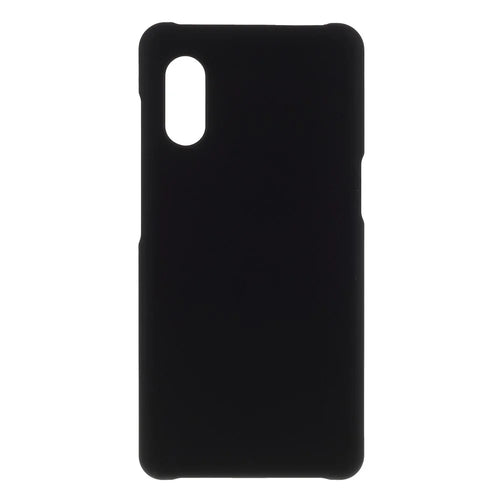 Rubberized Hard PC Cell Phone Case for Samsung Galaxy Xcover Pro - Black - 1