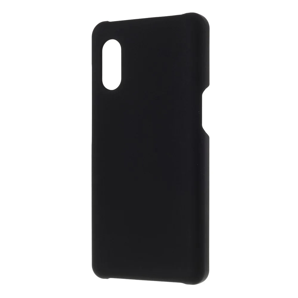 Rubberized Hard PC Cell Phone Case for Samsung Galaxy Xcover Pro - Black - 2