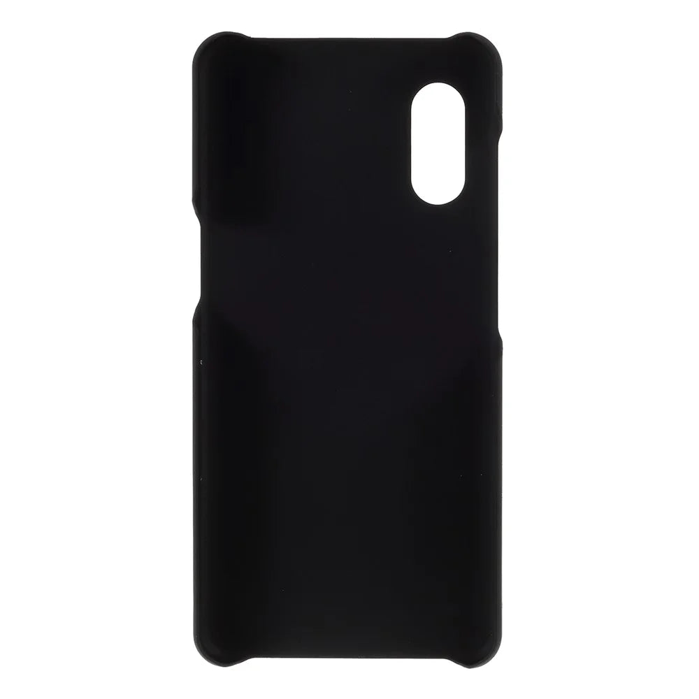 Rubberized Hard PC Cell Phone Case for Samsung Galaxy Xcover Pro - Black - 3