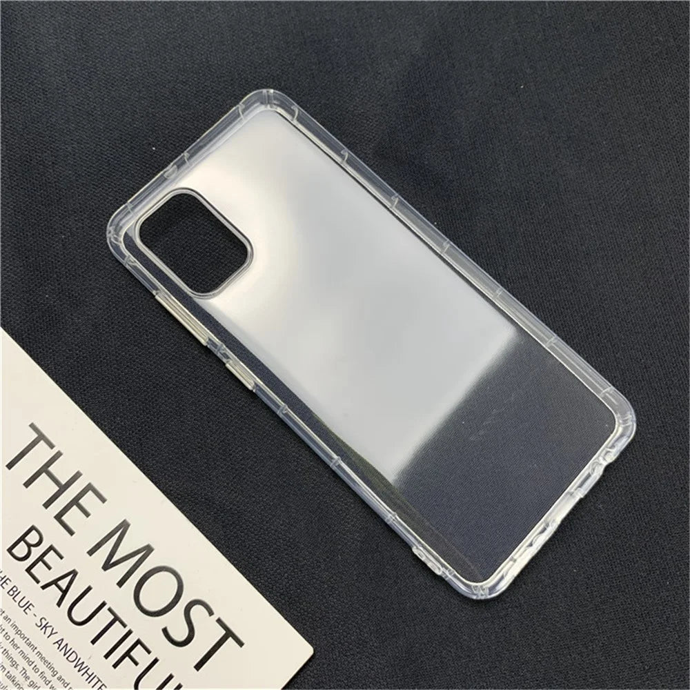 Shock Absorption Clear TPU Cell Phone Case for Samsung Galaxy A31 - 1