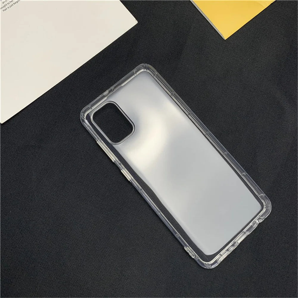 Shock Absorption Clear TPU Cell Phone Case for Samsung Galaxy A31 - 2