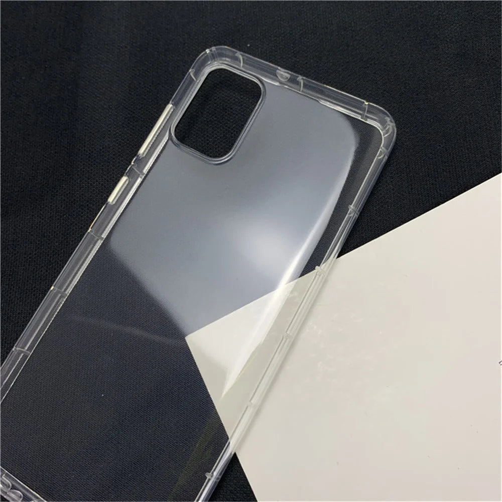 Shock Absorption Clear TPU Cell Phone Case for Samsung Galaxy A31 - 3