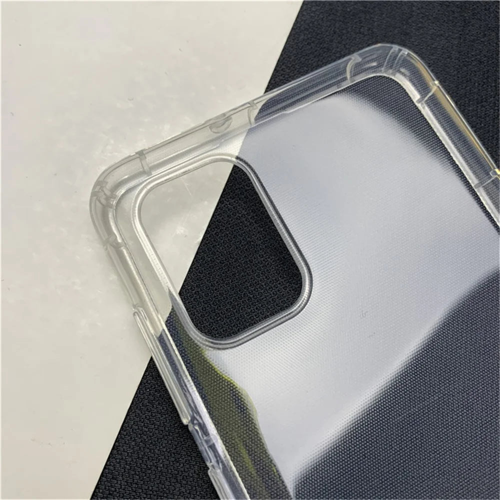 Shock Absorption Clear TPU Cell Phone Case for Samsung Galaxy A31 - 4