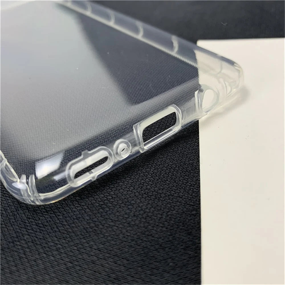 Shock Absorption Clear TPU Cell Phone Case for Samsung Galaxy A31 - 5