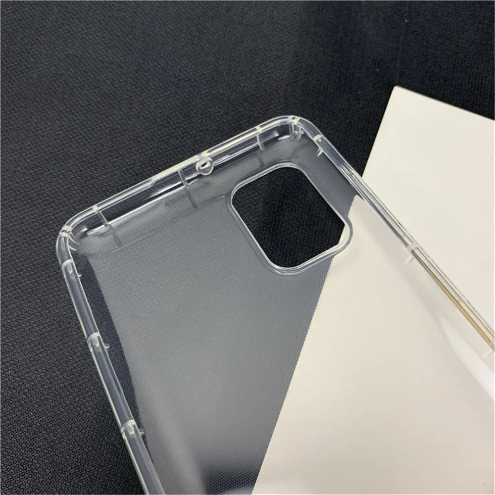Shock Absorption Clear TPU Cell Phone Case for Samsung Galaxy A31 - 7