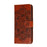 Imprint Mandala Flower Leather Wallet Case with Lanyard for Samsung Galaxy A41 (Global Version) - Brown - 3