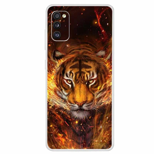 Pattern Printing Soft TPU Phone Case Cover for Samsung Galaxy A41 (Global Version) - Tiger - 1