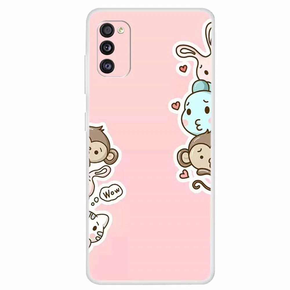 Pattern Printing Soft TPU Case Accessory for Samsung Galaxy A41 (Global Version) - Monkey - 1