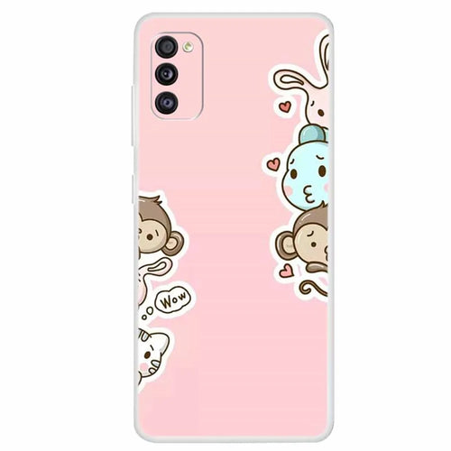 Pattern Printing Soft TPU Case Accessory for Samsung Galaxy A41 (Global Version) - Monkey - 1