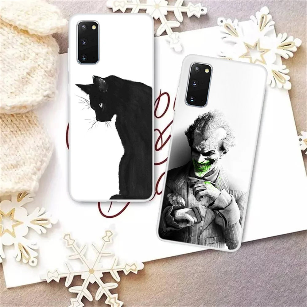 Clear Pattern Printing Soft TPU Back Shell for Samsung Galaxy S20 4G/S20 5G - Cat - 2