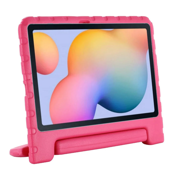 Shockproof EVA Tablet Cover Shell Foam Kids Case with Handle Stand for Samsung Galaxy Tab S6 Lite (2024) / (2022) / (2020) - Rose - 2
