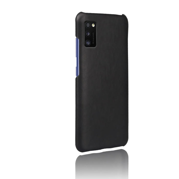 Crazy Horse PU Leather Coated PC Protection Case for Samsung Galaxy A41 (Global Version) - Black - 4