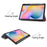 Pattern Printing Tri-Fold Stand Leather Smart Case with Pen Slot for Samsung Galaxy Tab S6 Lite (2020) / (2022) / (2024) - Cartoon Graffiti - 5