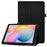 Litchi Texture Leather Tablet Case for Samsung Galaxy Tab S6 Lite (2020) / (2022) / (2024) , Slim Folding Stand Protective Cover - Black - 2