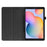 Litchi Texture Leather Tablet Case for Samsung Galaxy Tab S6 Lite (2020) / (2022) / (2024) , Slim Folding Stand Protective Cover - Black - 3