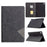 Geometric Pattern Stand Leather Smart Case for Samsung Galaxy Tab S6 Lite (2020) P610 P615 / (2022) / (2024) - Black - 1