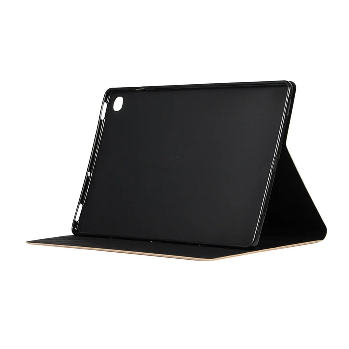 PU Leather Stand Tablet Protective Case for Samsung Galaxy Tab S6 Lite (2020) P610 P615 / (2022) / (2024) - Gold - 4